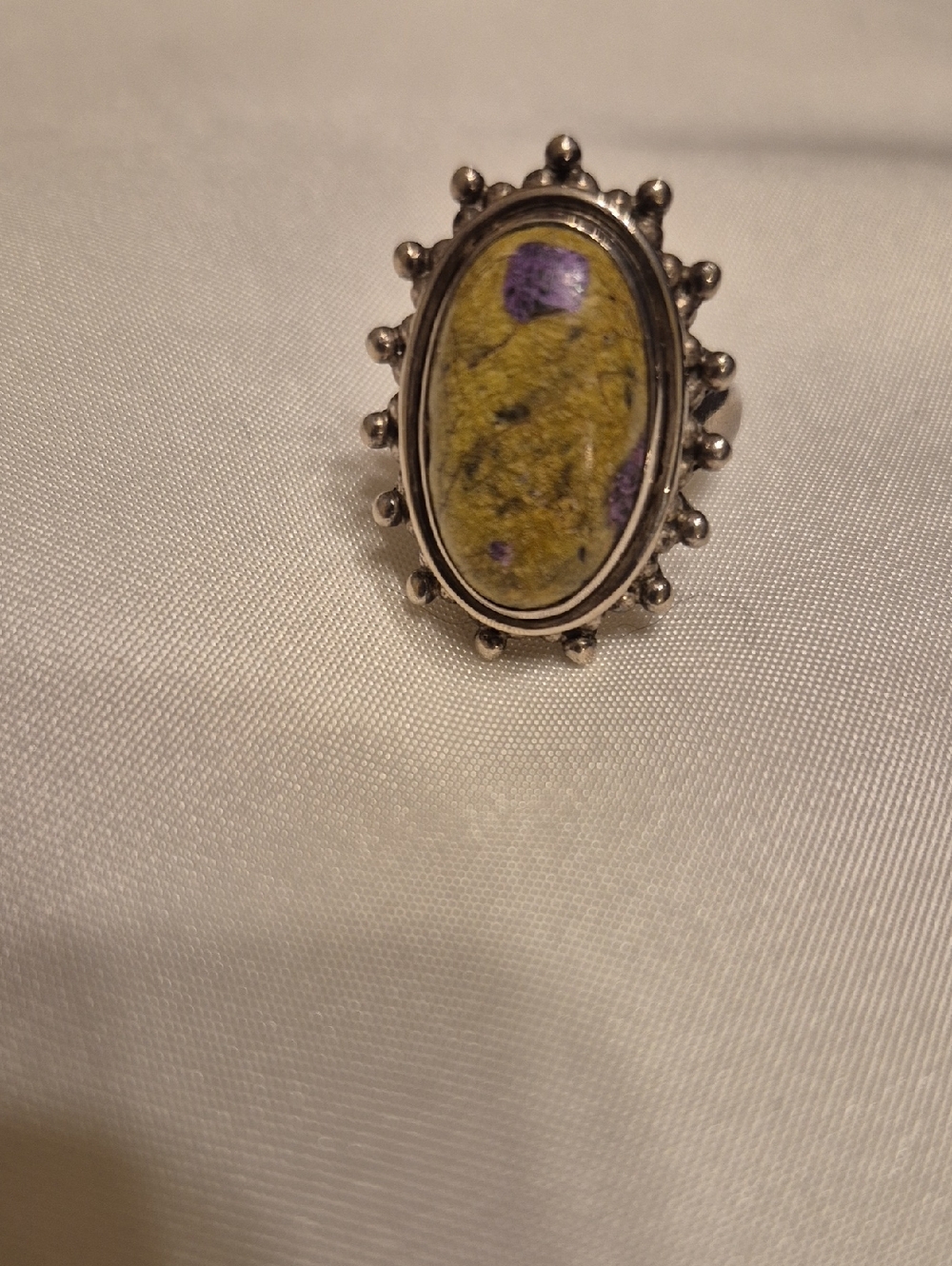 Sterling Silver Atlantasite Ring